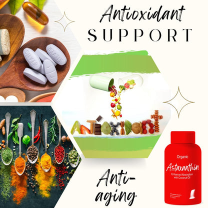 Advanced Bionetix Triple Strength AstaQuil™ Astaxanthin 12mg High Bioavailability Formula, 60 Softgels Organic Coconut Oil for Enhanced Absorption. Powerful Antioxidant for Eye, Joint & Heart Health