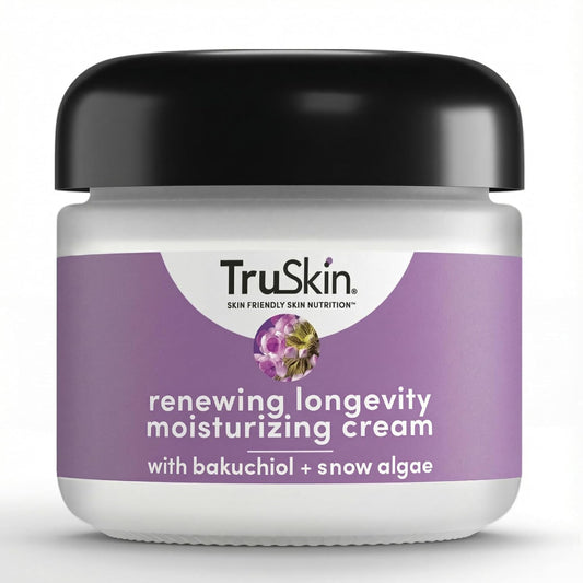 TruSkin Bakuchiol Face Moisturizer, Gentle Retinol Alternative, 2 fl oz | With Snow Algae and Aloe to visibly smooth fine lines while hydrating for firmer, healthier-looking skin
