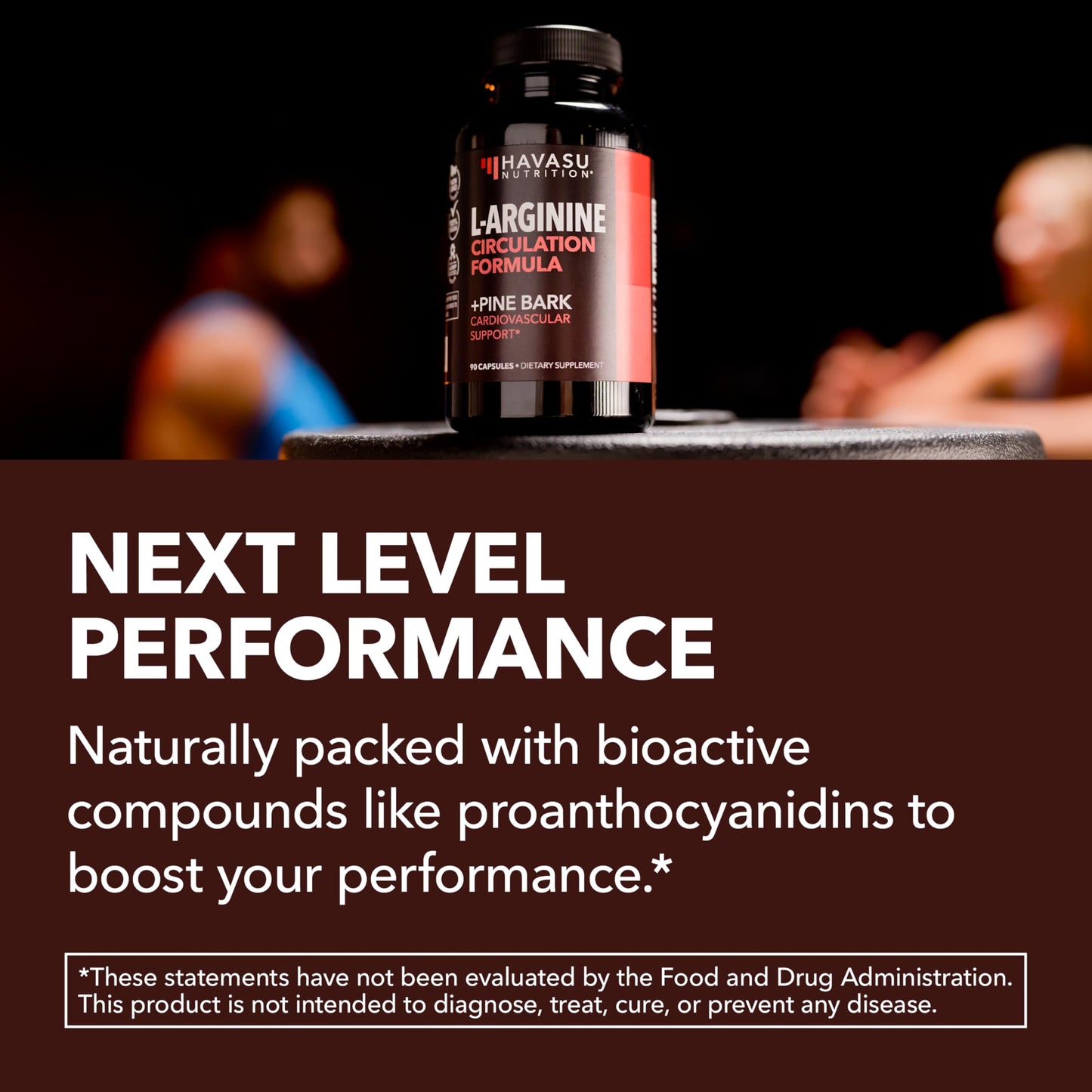 L-Arginine and L-Citrulline for Men, Nitric Oxide Support, 30 Servings | L Arginine 1000mg Capsules with L Citrulline and Tart Cherry, Performance Supplement for Men's Health, Vegan, 60 Count