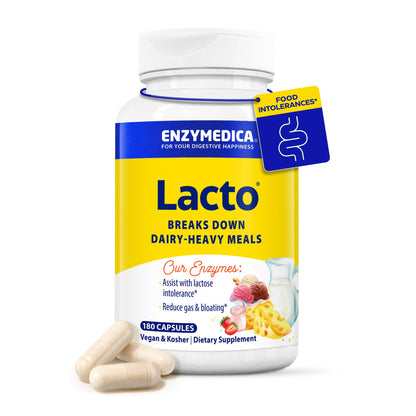 Enzymedica Lacto Digestive Enzymes for Men & Women - 90 Capsules