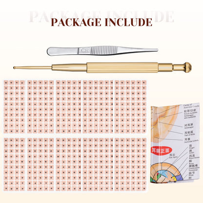 1200 Piece Acupressure Ear Beads Ear Counts Acupuncture Acupressure Tools Disposable