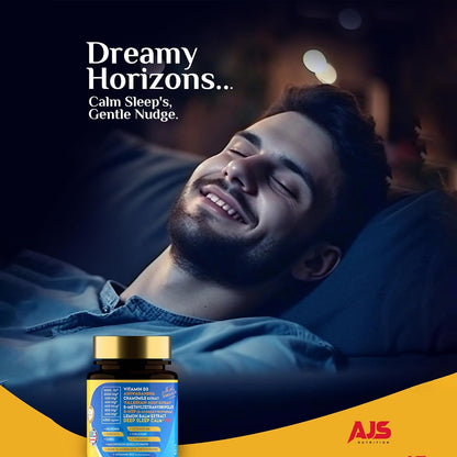 AJS Calm Mood Support, Sleep Aid, Stress Relief Capsules