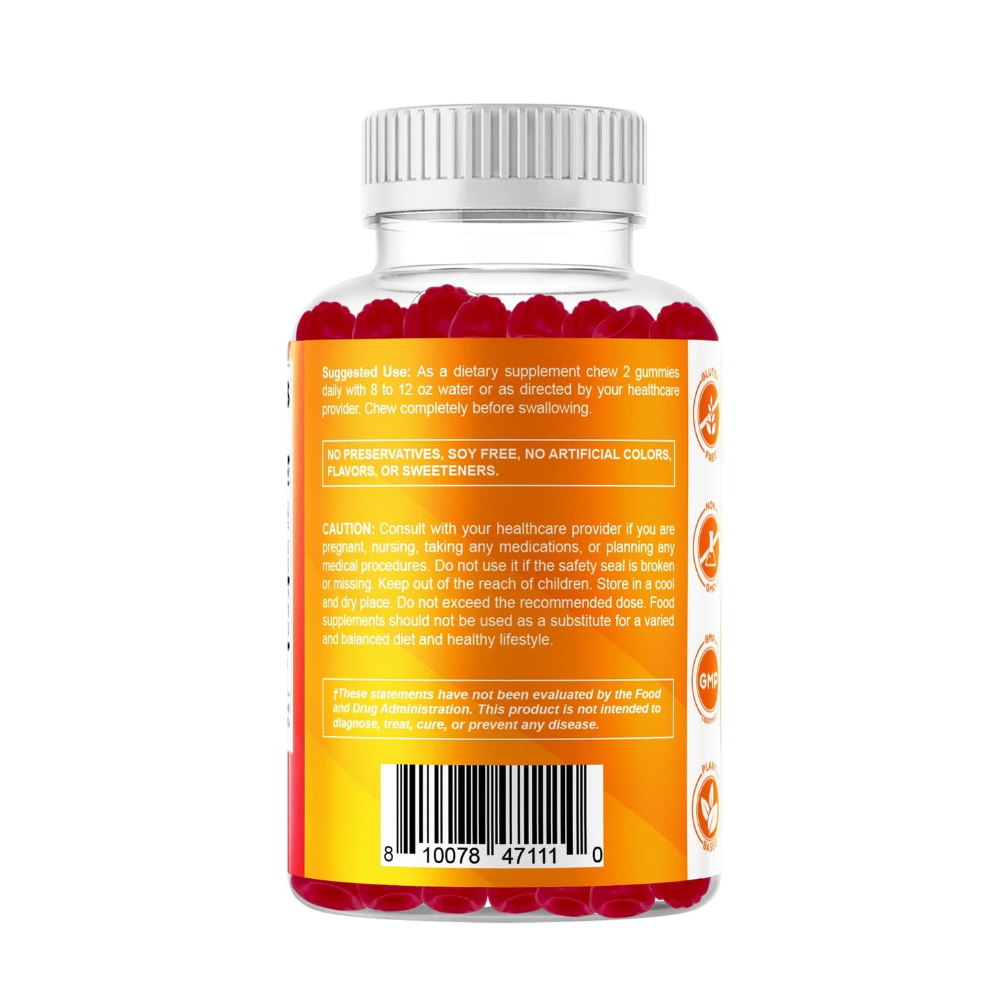 Vitamatic Vitamin D3 + K2 Gummies 60 Count - 2 Pack | D-3 5000 IU + Vitamin K 140mcg for Bone Heart & Immune Support, Pectin-Based, Non-GMO, Gluten-Free
