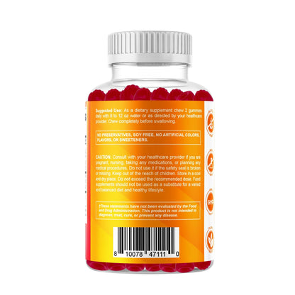 Vitamatic Vitamin D3 + K2 Gummies 60 Count - 2 Pack | D-3 5000 IU + Vitamin K 140mcg for Bone Heart & Immune Support, Pectin-Based, Non-GMO, Gluten-Free