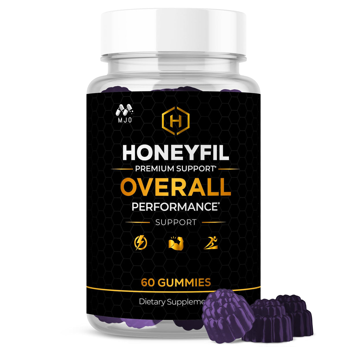 (3 Pack) Honeyfil Gummies Advanced Men's Health Support (180 Gummies)