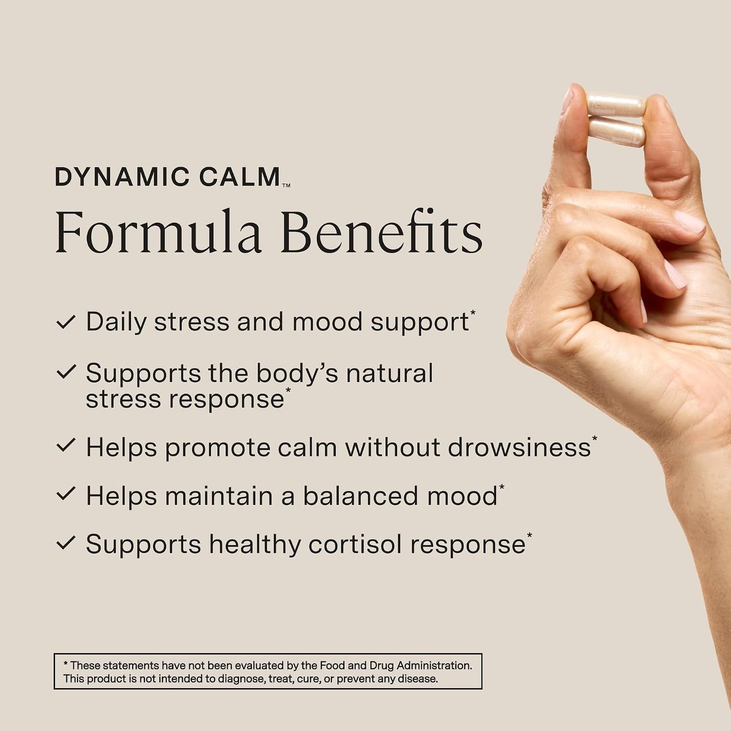 Stonehenge Health Dynamic Calm - 600mg KSM-66 Ashwagandha with L-theanine, Rhodiola Rosea, Holy Basil, and Magnesium Glycinate, Daily Stress and Mood Support, Non-GMO, 60 Vegetarian Capsules