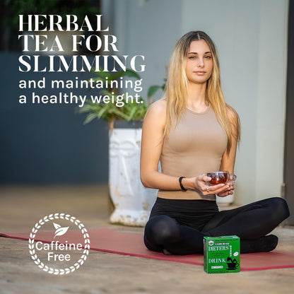 Uncle Lees Dieters Detox Tea for Weight Loss and Belly Fat, Chinese Green Herbal Tea with Senna Leaves, 100% Natural, Weight Loss for Women & Men, Pack of 2-30 Tea Bags Per Box