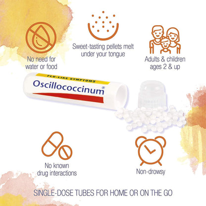 Boiron Oscillococcinum 36 Doses Homeopathic Medicine for Flu-Like Symptoms