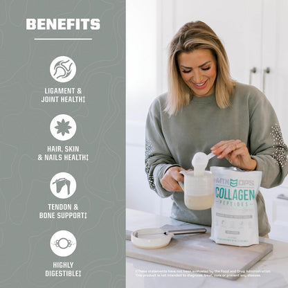 MTN OPS Collagen Peptides Protein Powder, Unflavored