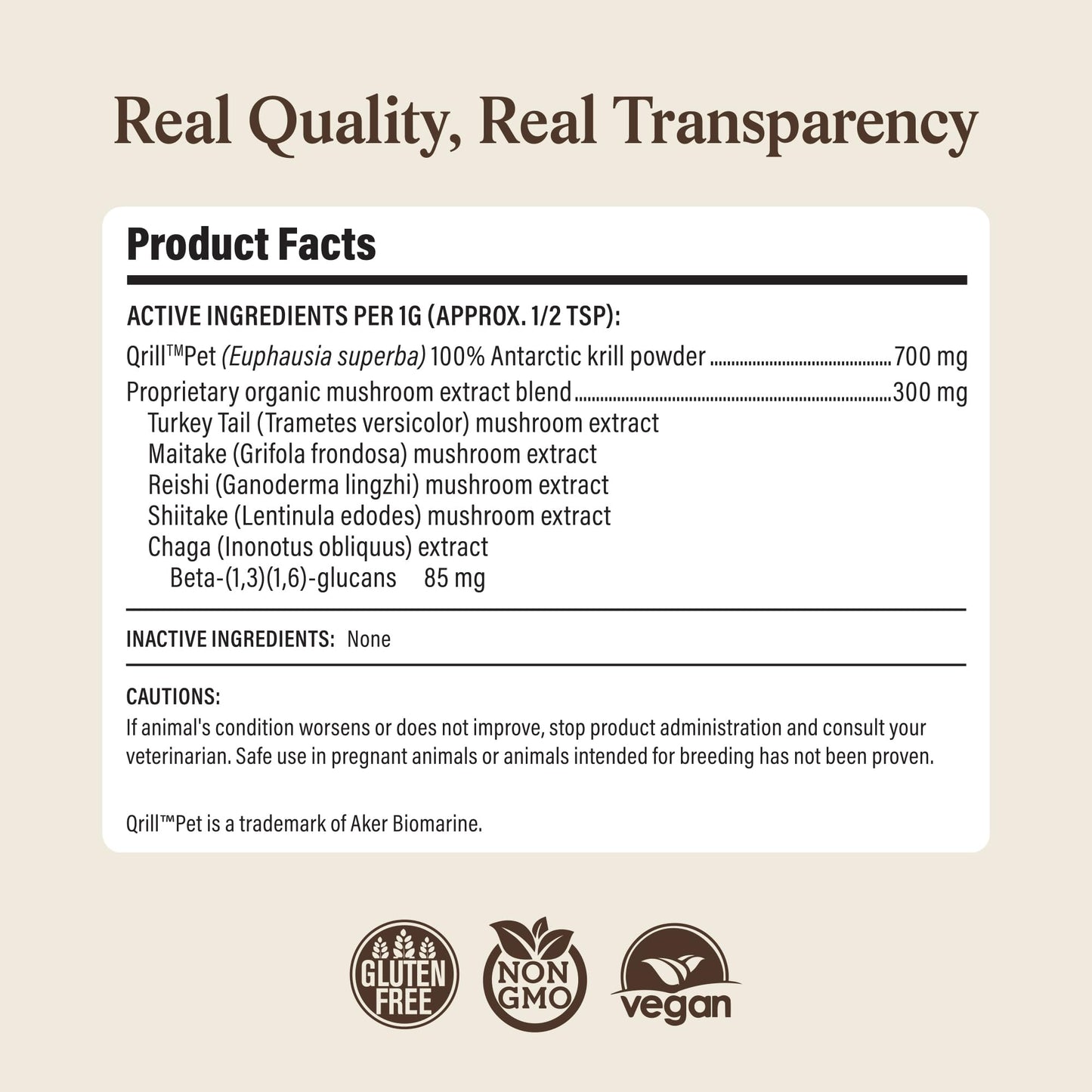 Real Mushrooms Pet Defenders - Dog Immune Support with Reishi, Turkey Tail, Shiitake, Maitake Organic Mushroom Extracts, Chaga - Daily Digestion and Immune Support for Dogs and Cats, 90ct