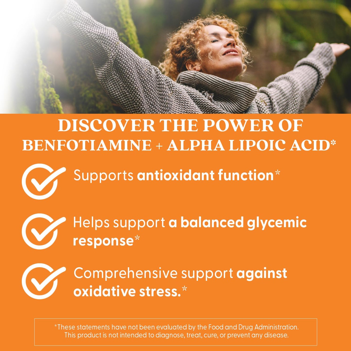 Doctor's Best Benfotiamine + Alpha Lipoic Acid (ALA) Nutritional Supplement - Support for Glycemic Balance & Metabolic Response, Benfotiamine 150 mg & Alpha-Lipoic Acid 300 mg Capsules - 60 Veg Caps