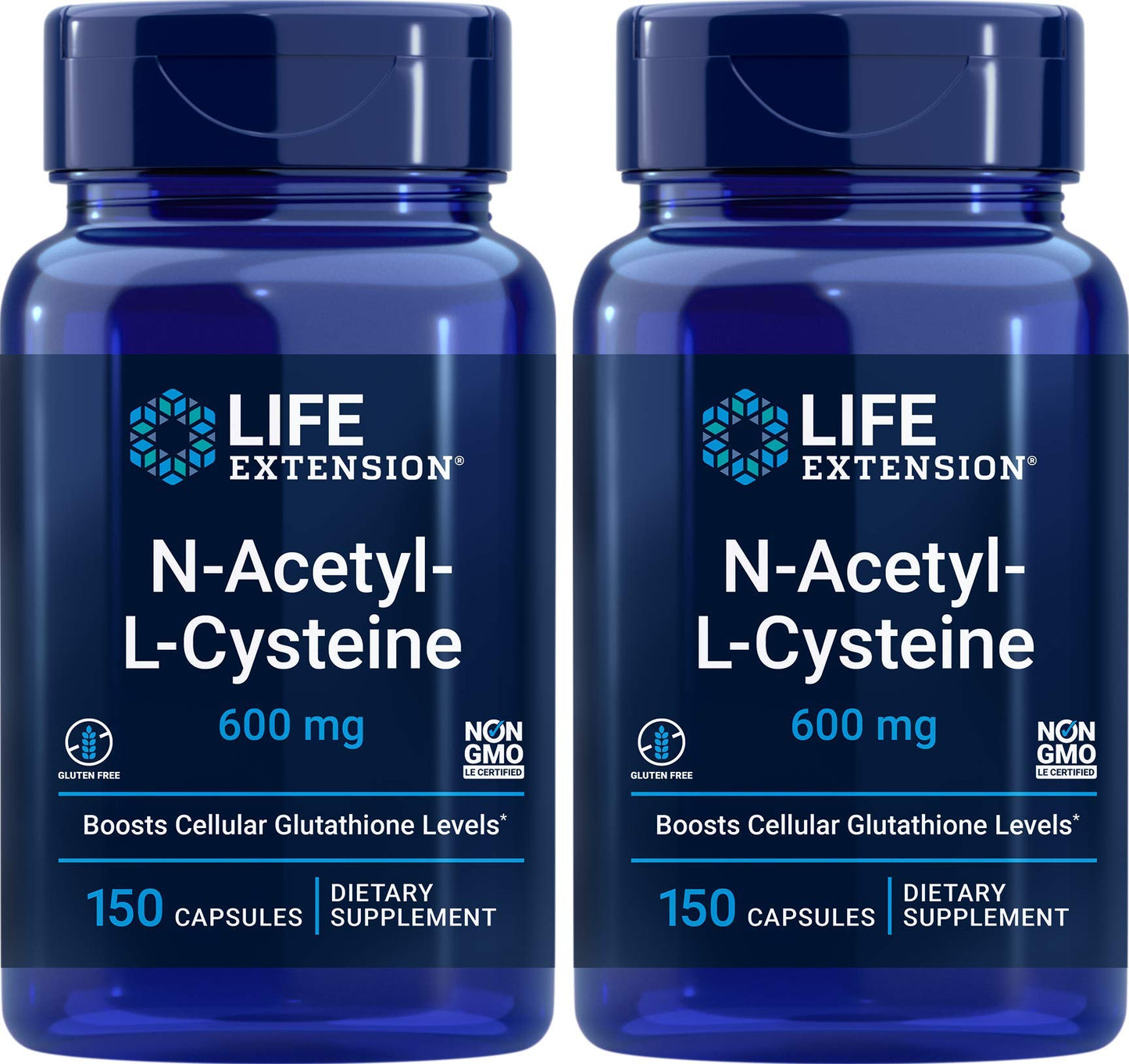 Life Extension N-Acetyl-L-Cysteine (NAC) 600mg, 150 Capsules