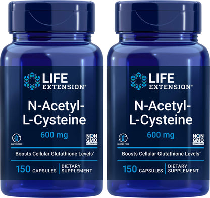 Life Extension N-Acetyl-L-Cysteine (NAC) 600mg, 150 Capsules