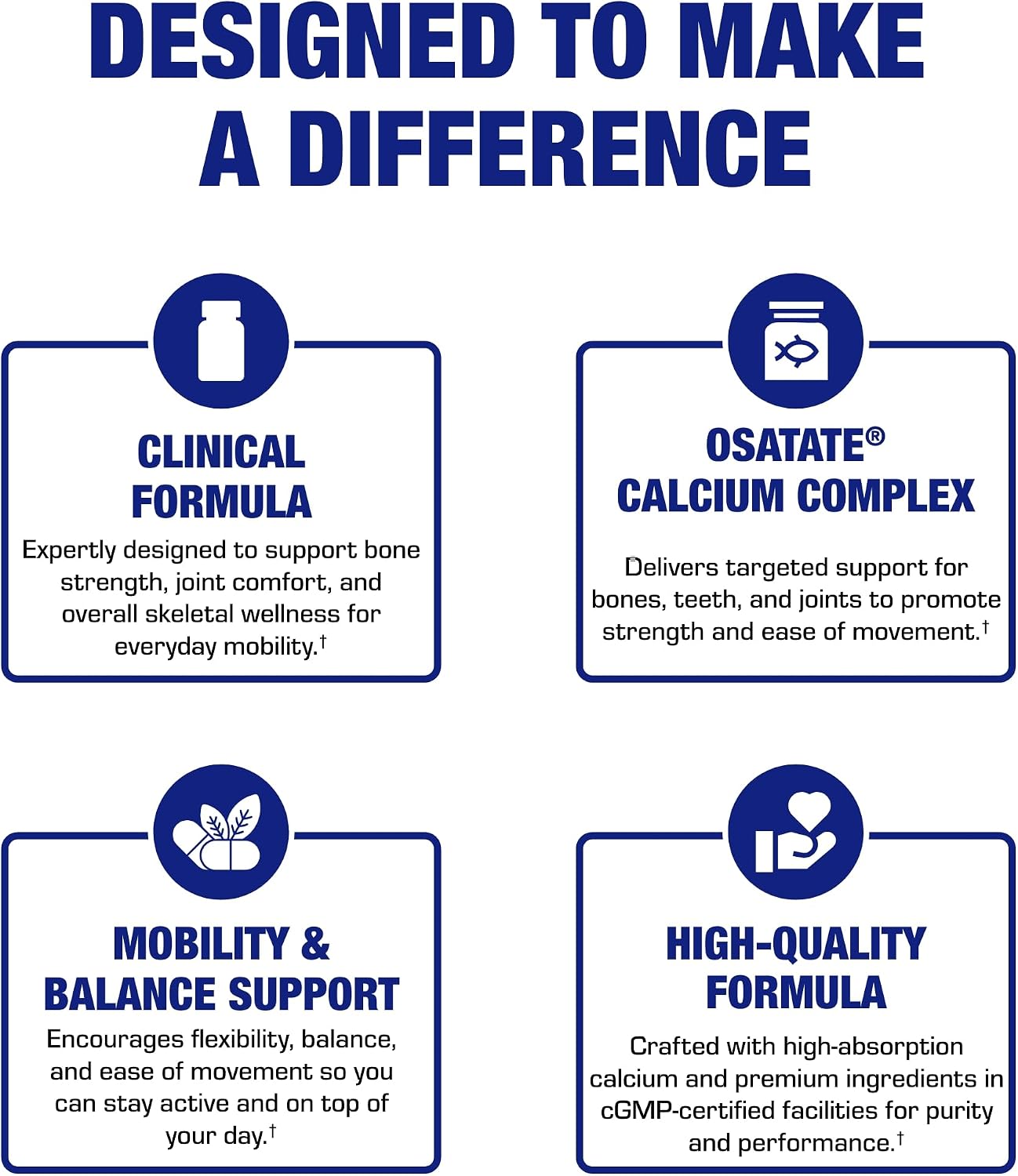 Remineralizing Calcium Hydroxyapatite Supplement - Clinical Formula Osteo Bone Health Supplement for Women & Men with Bioavailable Calcium Phosphate MHCC Complex for Density & Strength - 100 Servings