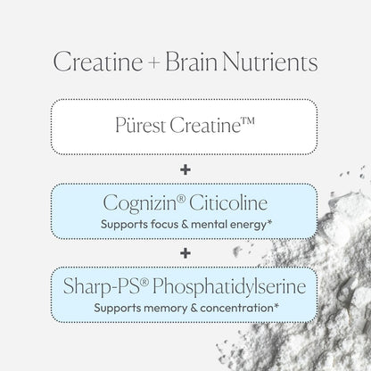 Papillex Creatine Well – Clean Creatine Powder for Brain Energy & Muscle Tone with Cognizin & Sharp•PS
