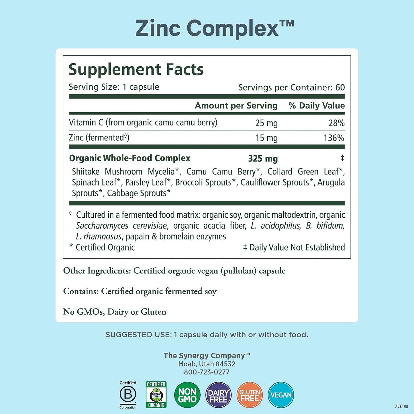 PURE SYNERGY Immediate Immune Support Bundle | Organic Vitamin C Supplement | Zinc Supplement Made with Whole Foods | Rapid Herbal Formula with Echinacea Extract | Non-GMO and Organic Ingredients