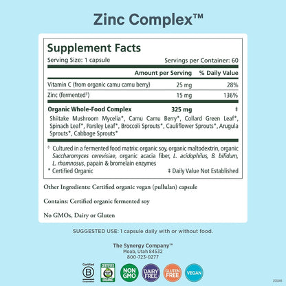 PURE SYNERGY Immediate Immune Support Bundle | Organic Vitamin C Supplement | Zinc Supplement Made with Whole Foods | Rapid Herbal Formula with Echinacea Extract | Non-GMO and Organic Ingredients