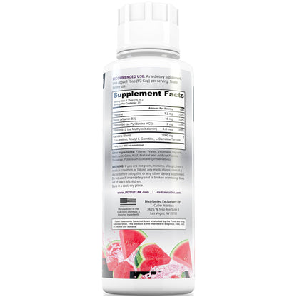 Cutler Nutrition Liquid L-Carnitine Fat Burner with Acetyl L-Carnitine | Sour Gummy Worm, 16 fl oz | Triple-Form Liquid with L-Carnitine Tartrate for Energy, Metabolism, Recovery and Workout Support