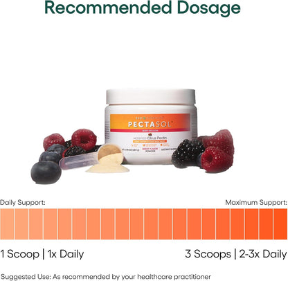 EcoNugenics PectaSol Modified Citrus Pectin – 184g Berry Powder – Total-Body Health Supplement to Support Immune System, Inflammation Response & Healthy Aging + Maintain Healthy Galectin-3 Levels