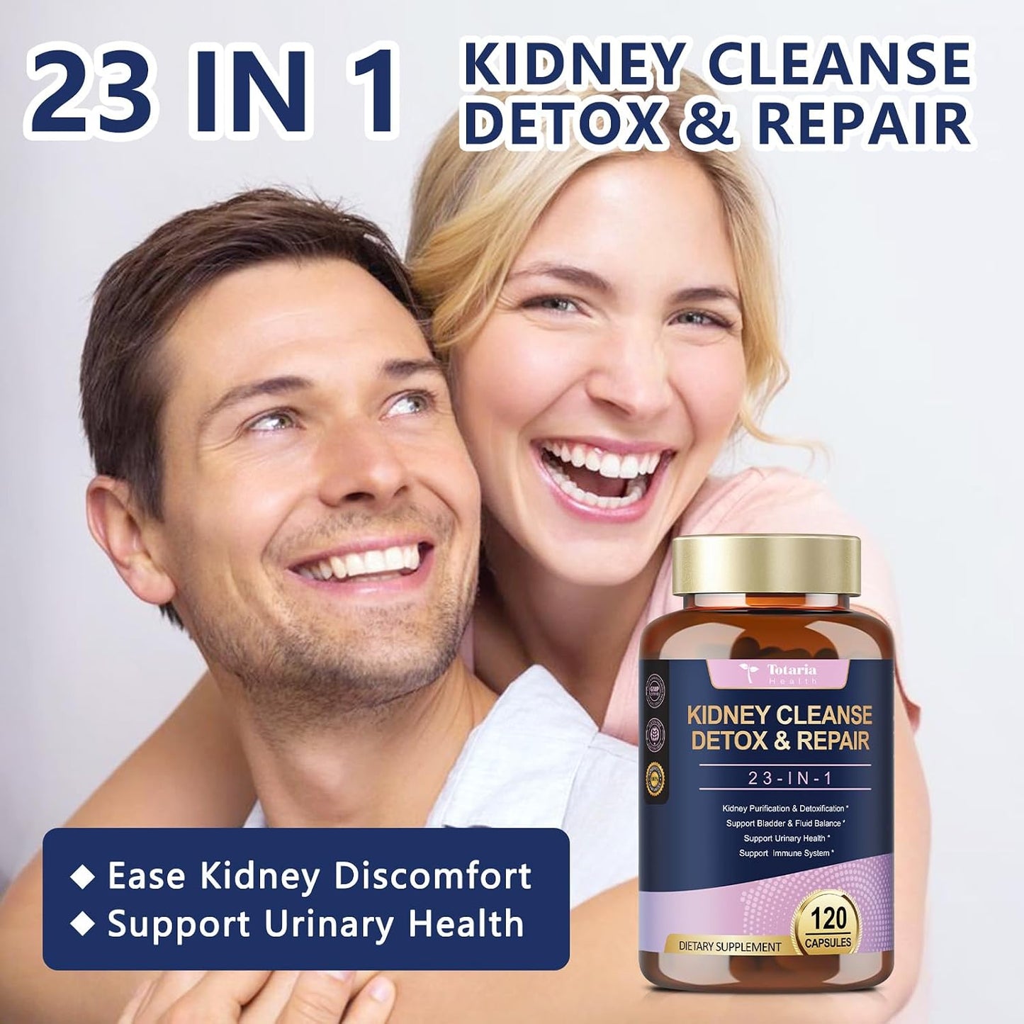 Kidney Cleanse Detox & Repair, Advanced Kidney Support Supplement - Cranberry & Chanca Piedra Pills for Bladder Control, Urinary Pain Relief, Cranberry Urinary Tract Health, Kidneey Stones Dissolver