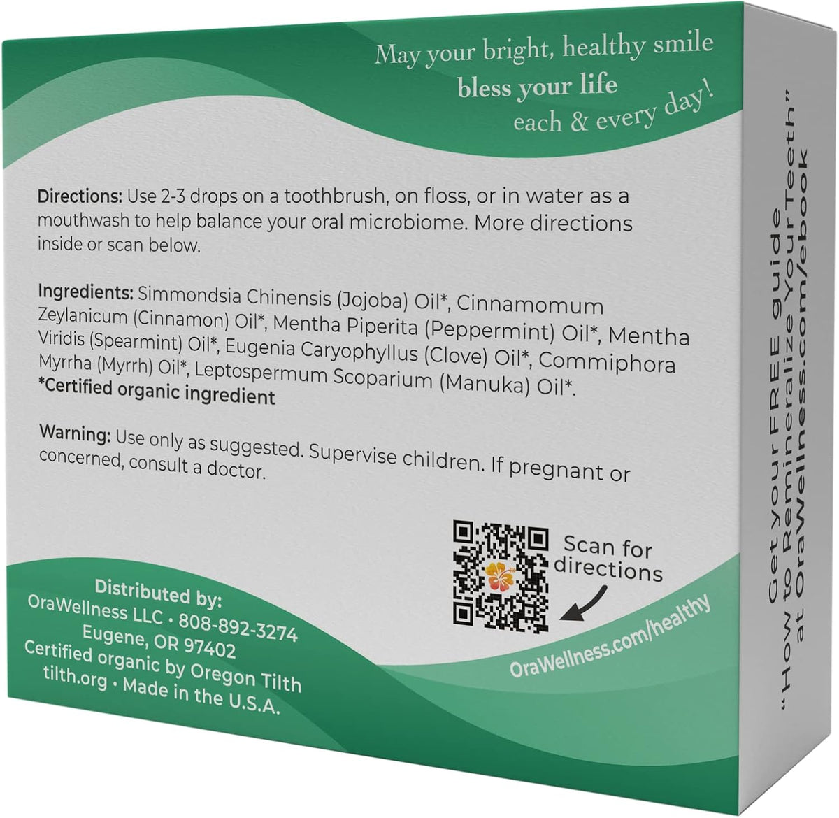 OraWellness Nut Free Healthy Mouth Blend Organic Toothpaste Alternative, 3 Pack + BrushEco Bamboo Toothbrush with 3 Rows, 3 Pack, to Reduce Gum Disease, Promote Healthy Teeth and Gums