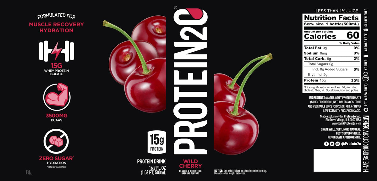 Protein2o 15g Whey Protein Isolate Infused Water, Ready To Drink, Sugar Free