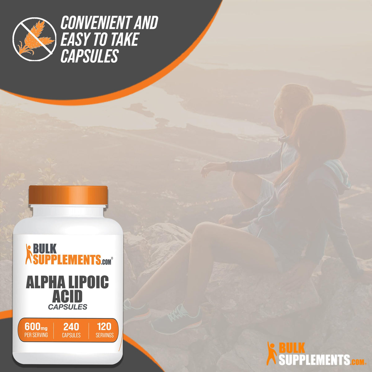 BULKSUPPLEMENTS.COM Alpha Lipoic Acid Capsules - ALA Supplement, Alpha Lipoic