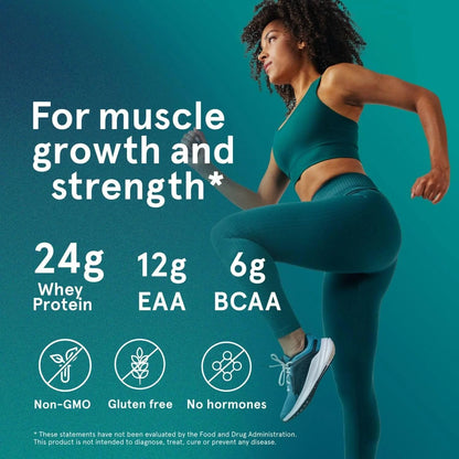 Puori Grass-Fed Whey Protein Powder, Unflavored - 30 Servings | Pasture-Raised & Hormone-Free - Post-Workout Protein Supplement Contains BCAA - Build Muscle, Support Recovery - Men & Women