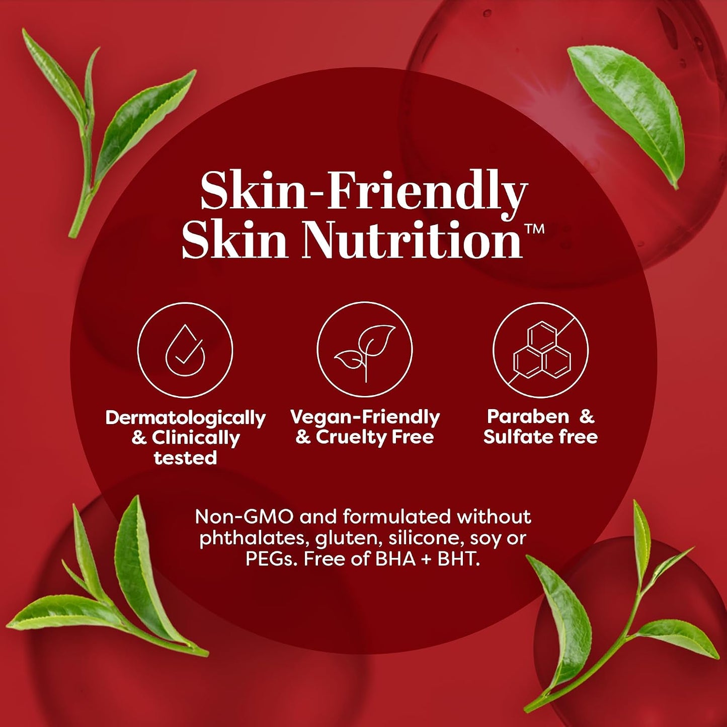 TruSkin Caffeine Face & Eye Serum for Dark Circles & Puffiness, 1 fl oz | With 5% Caffeine, EGCG, Niacinamide, Matcha & Ginseng to visibly refresh and energize tired-looking eyes
