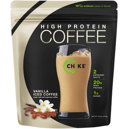 Chike Vanilla High Protein Iced Coffee, 20 G Protein, 2 Shots Espresso, 1 G Sugar