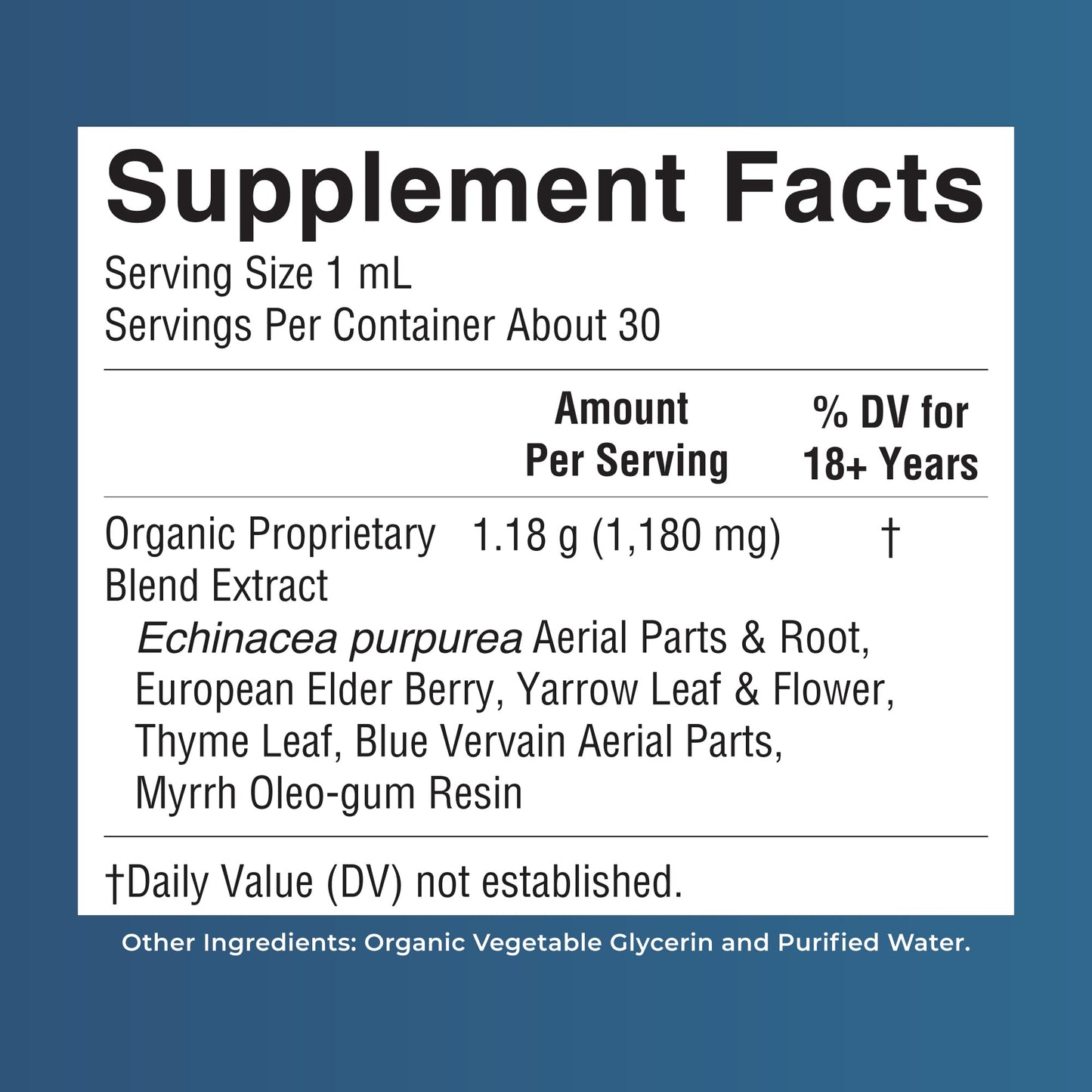 MARYRUTH'S Lymphatic Support Liquid Drops USDA Organic | Herbal Blend with Echinacea & Elderberry | Blue Vervain | Vegan | Alcohol-Free | Non-GMO | 30 Servings
