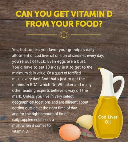 Dr. Whitaker's BeyonD3 - Vitamin D3 Supplement w/Vitamin K2 & Magnesium | Immune Health