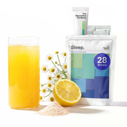 The Absorption Company Sleep Aid Powder - Calming Drink Mix Packets - 7PK