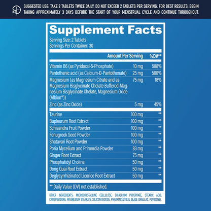 NuEthix Formulations Chasteberry Double Strength 50mg, May Help Balance Estrogen Dominance and May Help Support Menstrual Cycle, 60 Servings