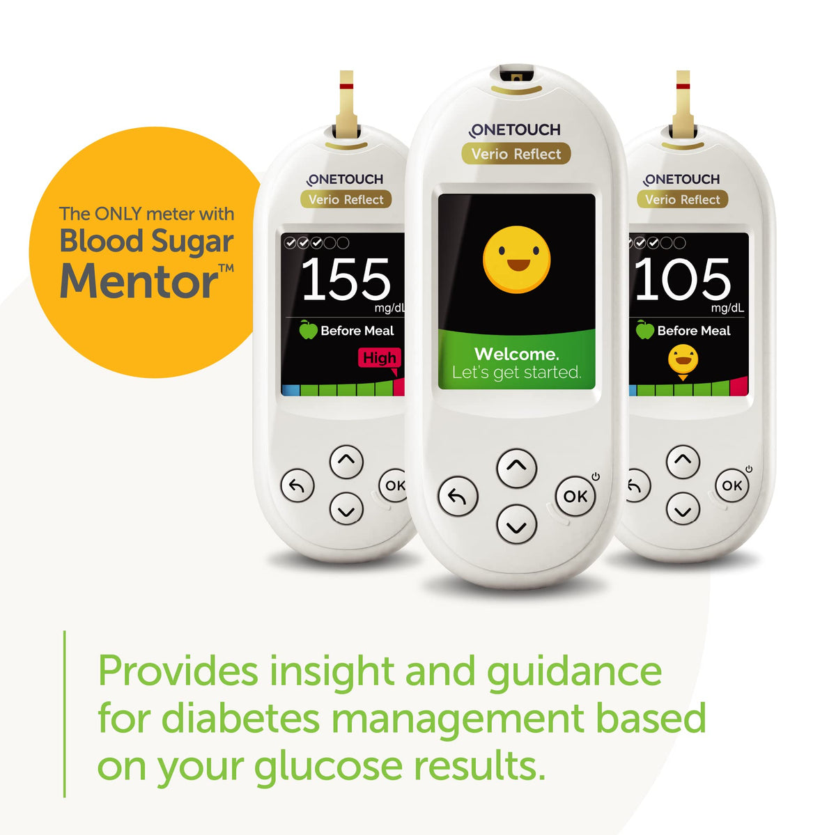 OneTouch Verio Test Strips for Diabetes Value Pack - 180 Count | Diabetic
