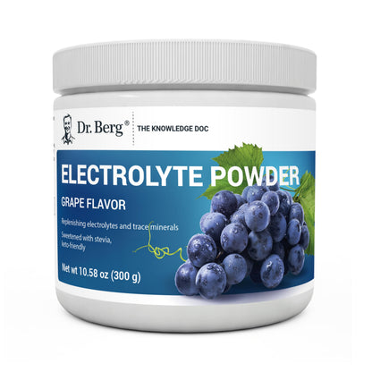 Dr. Berg Zero Sugar Hydration Keto Electrolyte Powder - Enhanced w/ 1000 mg of Potassium & Real Pink Himalayan Salt (NOT Table Salt) - Raspberry & Lemon Flavor Hydration Drink Supplement, 100 Servings