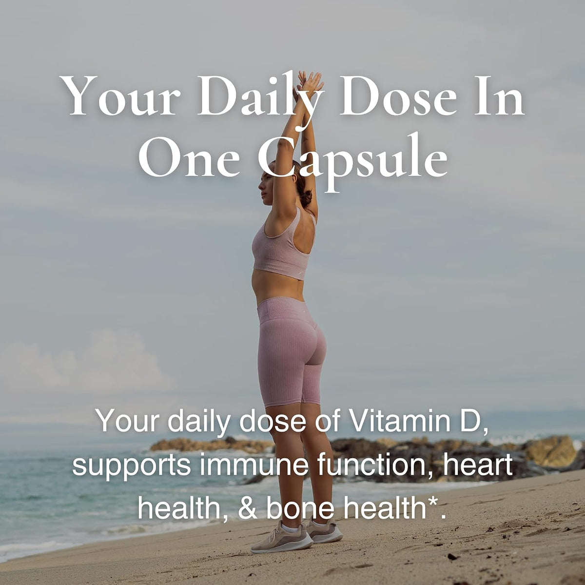 Utzy Naturals D3 5,000 IU | Vitamin D Cholecalciferol | 60 Capsules