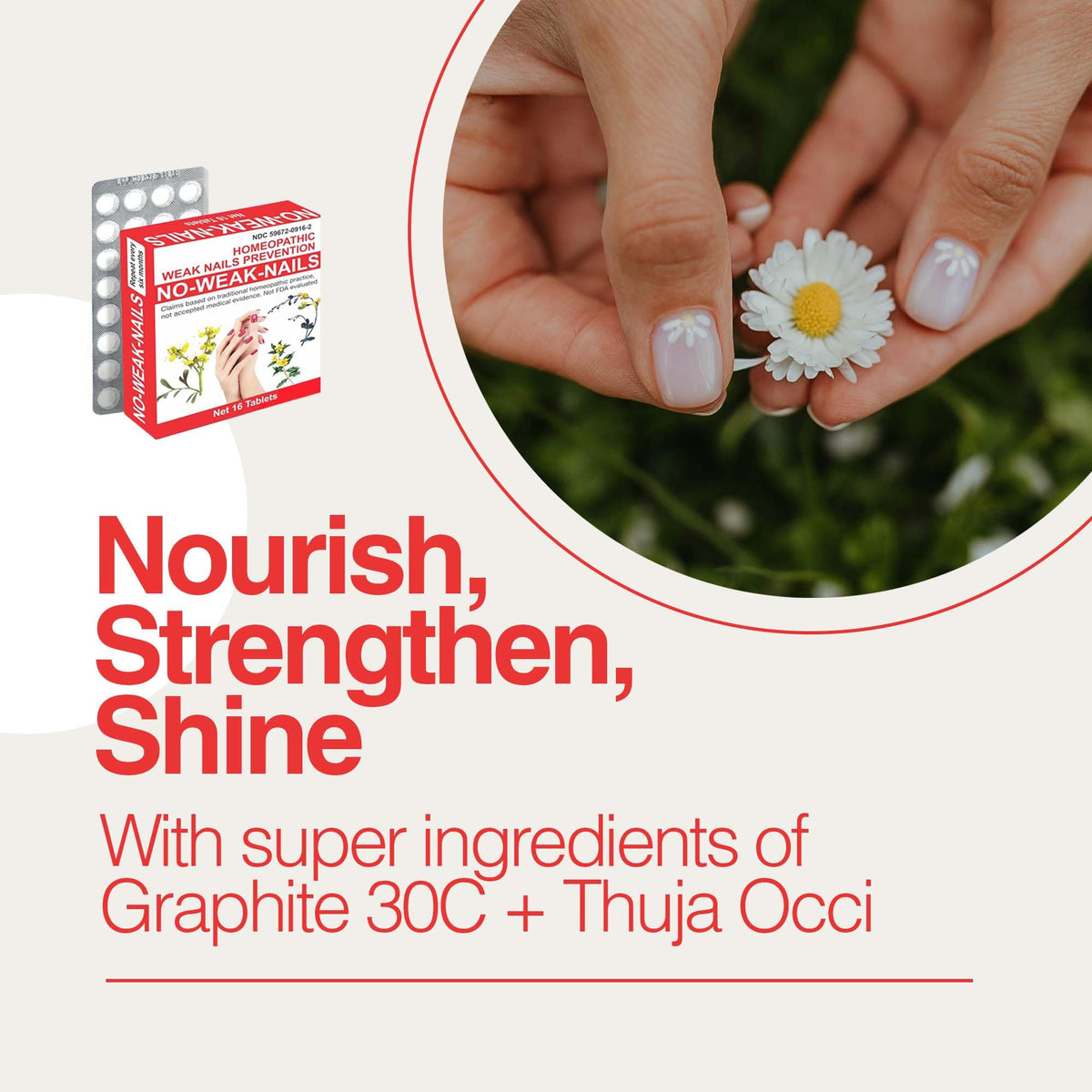 Nail Care Treatment | Weak and Damaged Nails Prevention, Extra Strength Nail Repair Solution, Healthy Nails