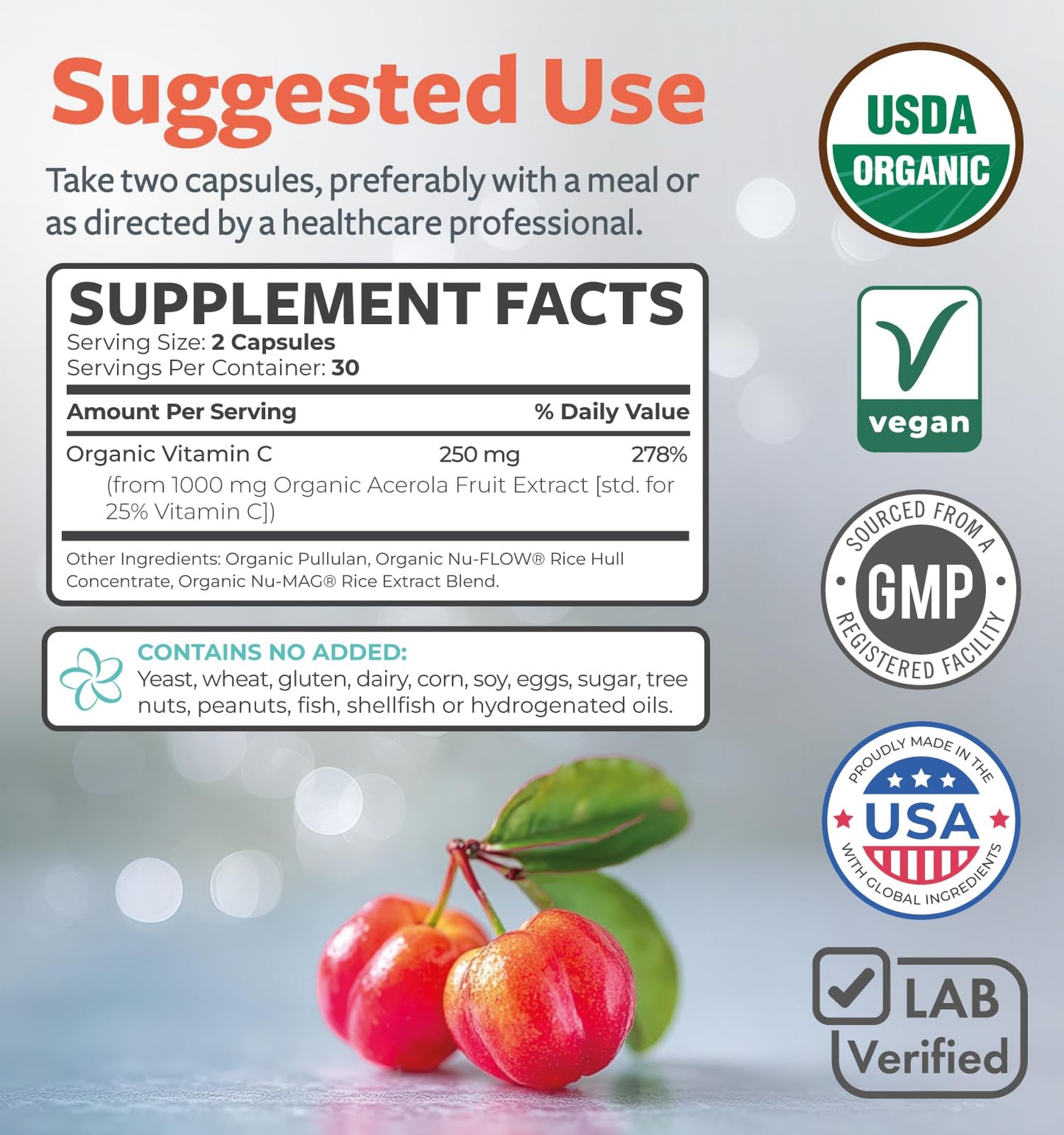 Organic Turmeric Ginger Black Pepper Supplement - High Potency Organic Turmeric Curcumin Capsules with Ginger & Black Pepper for Enhanced Benefits and Absorption - Vegan & Non-GMO (2 Month Supply)