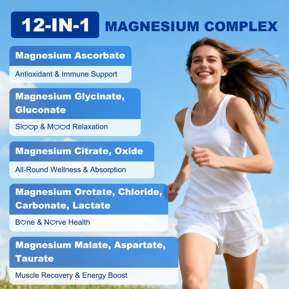 180 Count | Magnesium Complex Gummies for Women & Men, 12 Forms of Magnesium (Glycinate, Citrate& More), Magnesium Supplement with Ashwagandha – Supports Sl♡ep, Bone, Energy, Raspberry Flavor
