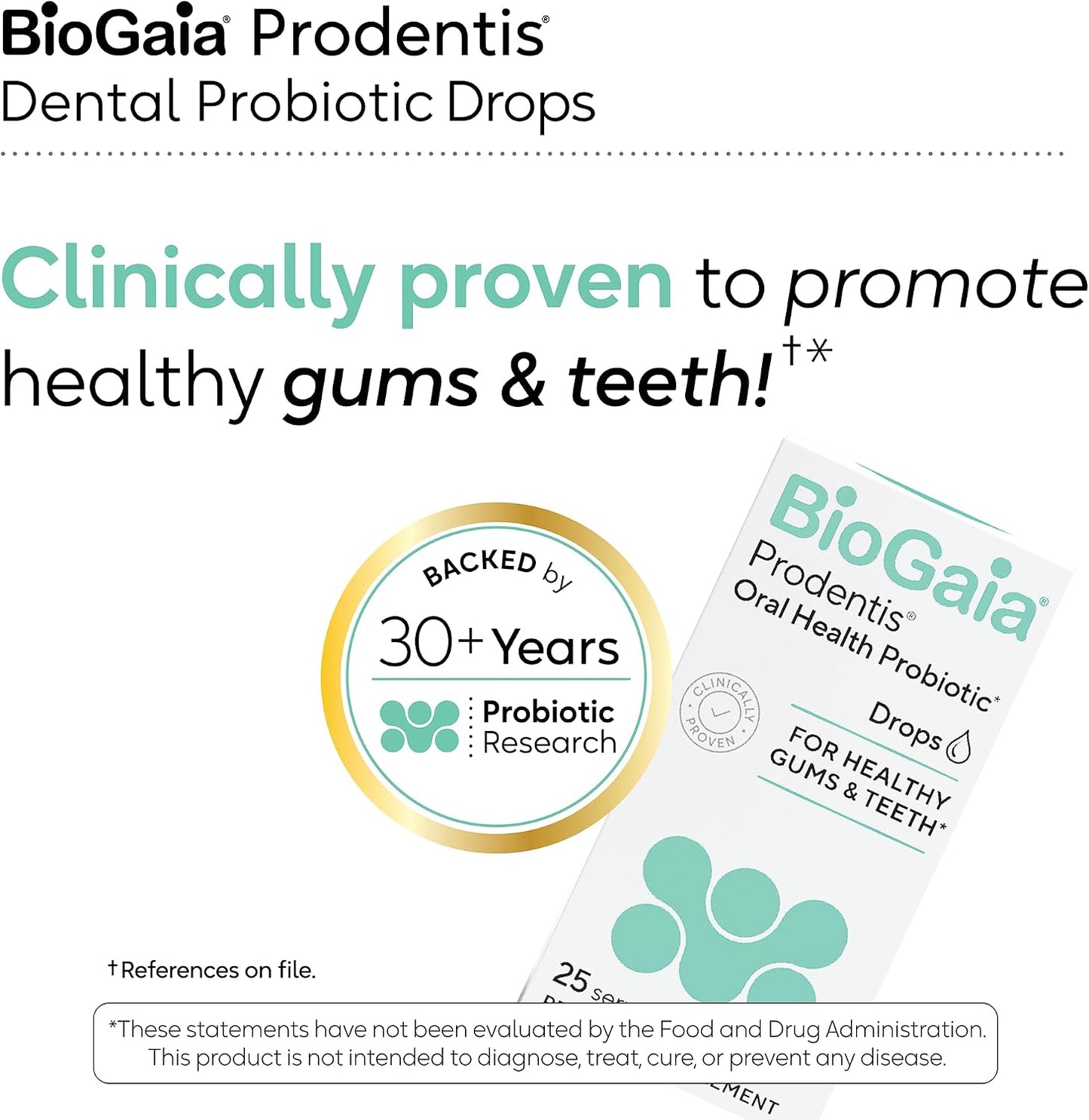 BioGaia Prodentis Oral Probiotic Drops for Teeth & Gums and Bad Breath | Dental Hygienist-Recommended | Promotes Healthy Gums & Improves Oral Health | Fights Bad Breath | Dental Probiotic 5mL