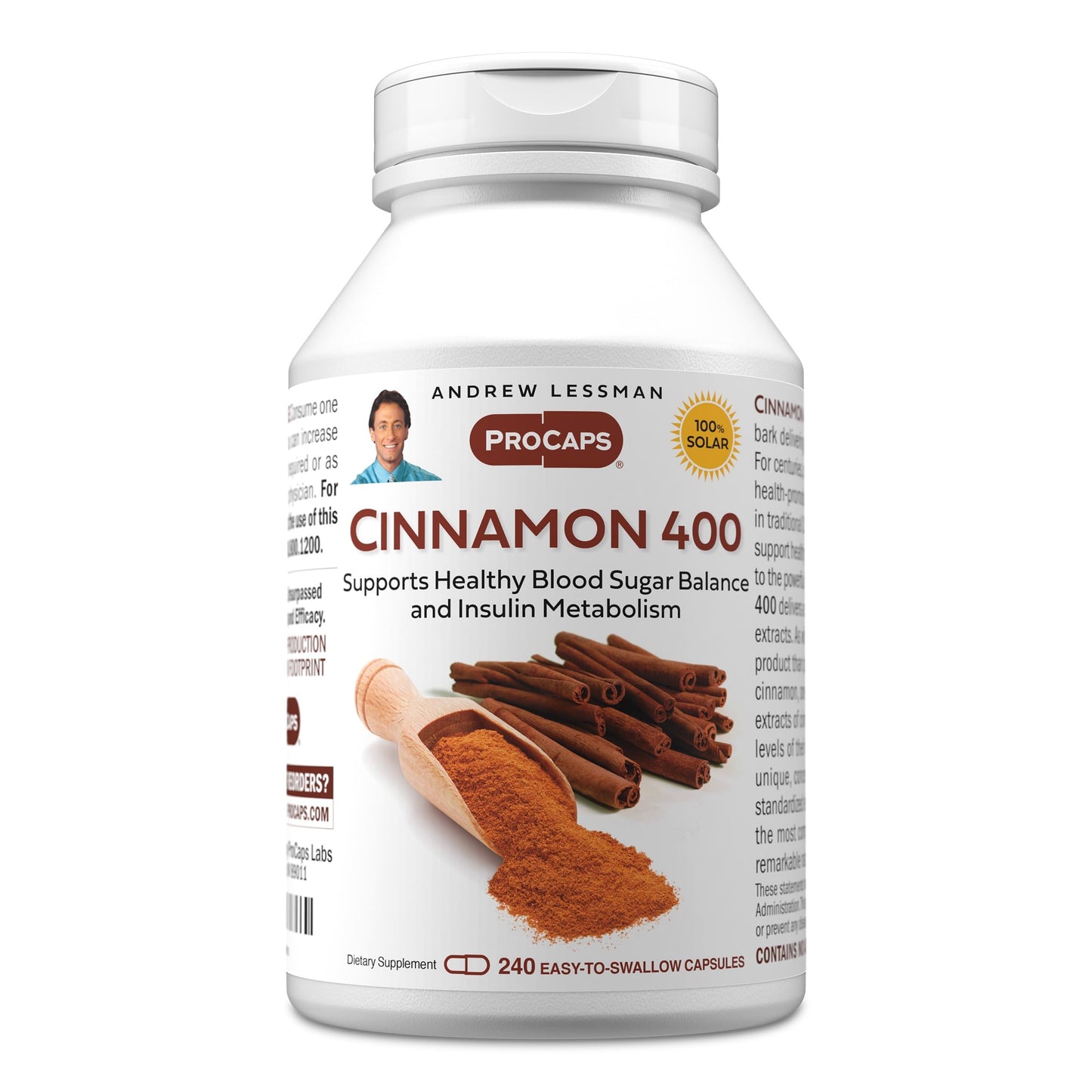 ANDREW LESSMAN ProCaps Cinnamon 400 mg 60 Capsules
