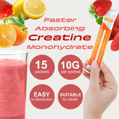 CANLIST Micronized Creatine Monohydrate Powder for Men & Women, Non-GMO, Vegan, 20 Servings