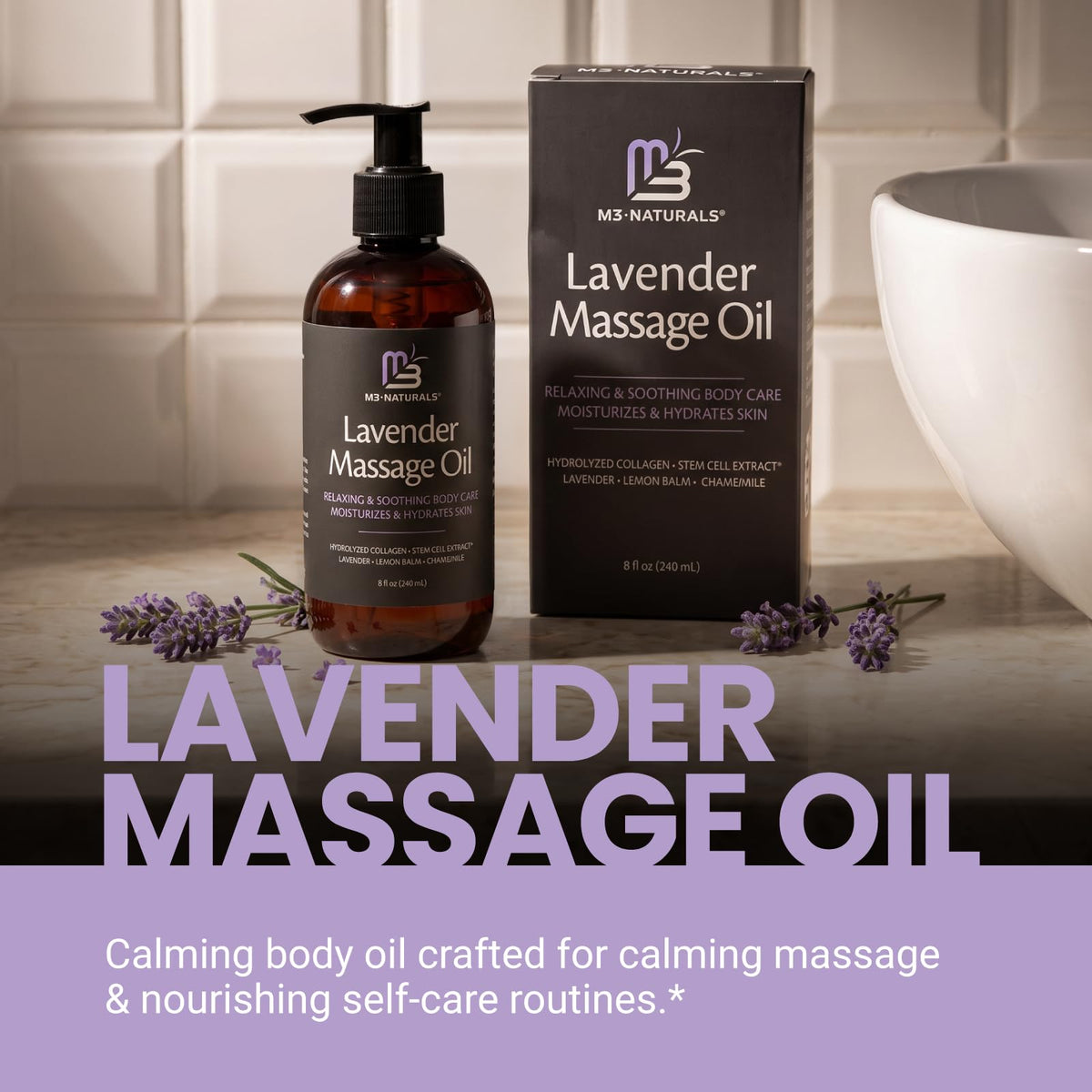 Anti Cellulite Massage Oil for Massage Therapy with Collagen (8 Fl Oz)