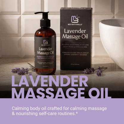 Anti Cellulite Massage Oil for Massage Therapy with Collagen (8 Fl Oz)