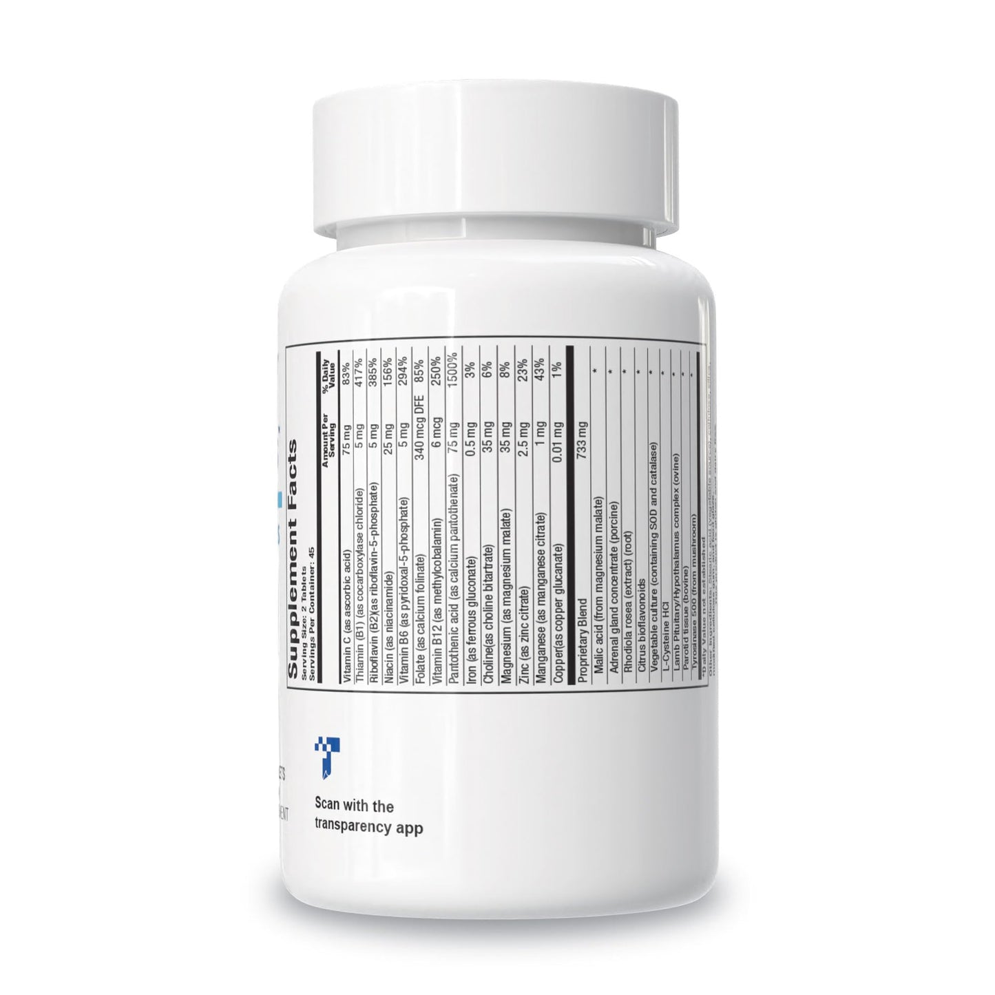 BIOTICS RESEARCH ADB5-Plus Support Healthy Adrenal Gland Function, Support Cortisol Levels, Positive Response to Stress, Healthy Energy Levels 90 Tablets