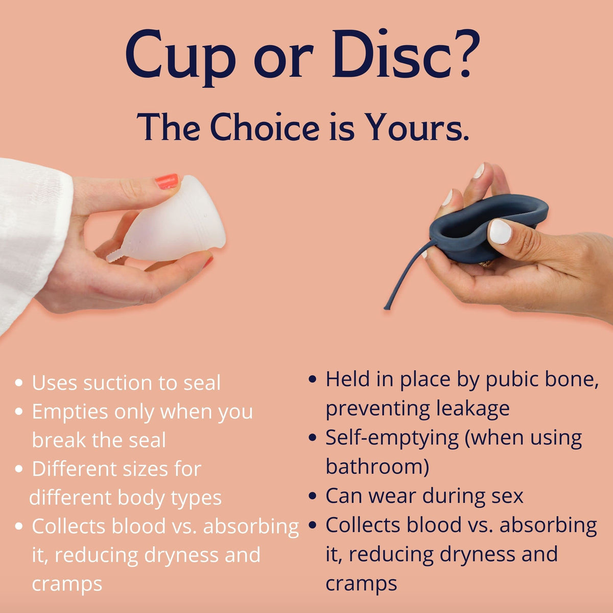 Pixie Soft Menstrual Disc - Ranked 1 for Most Soft Reusable Period Disc - Removable Stem