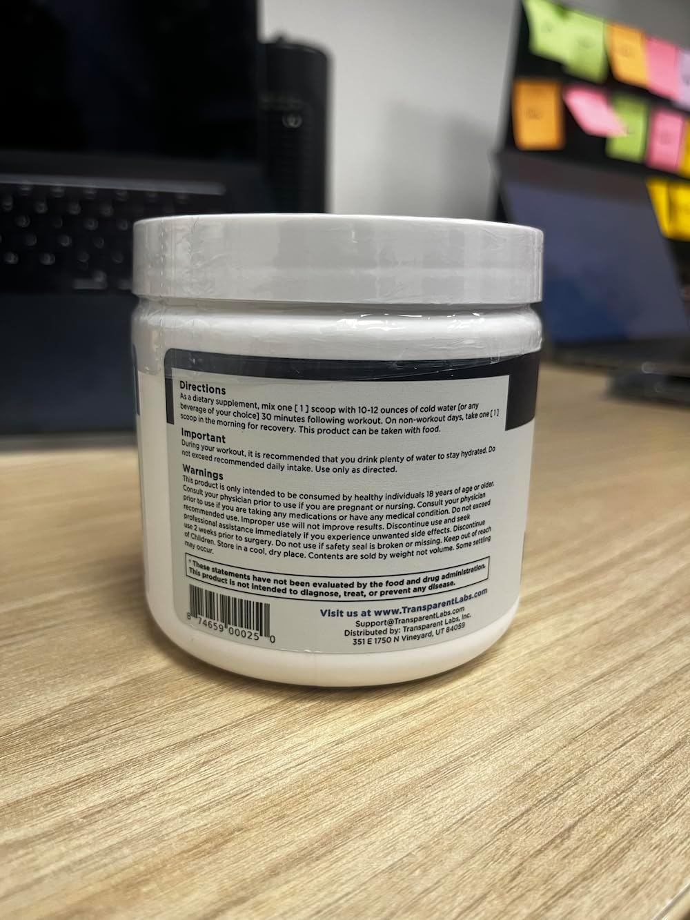 Transparent Labs BCAA Glutamine Powder (30 Servings, Strawberry Lemonade) & Creatine HMB (30 Servings, Strawberry Lemonade)