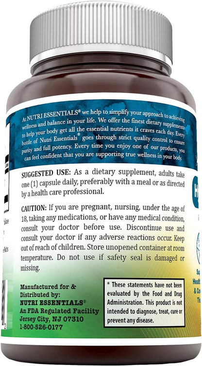 Hyaluronic Acid Dietary Supplement - 100 mg 120 Capsules (Non-GMO) - The Best Supplements for Joint Health, Skin Care & More*
