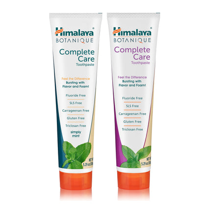 Himalaya Botanique Complete Care Toothpaste, Herbal Variety 4 Pack, 5.29 oz